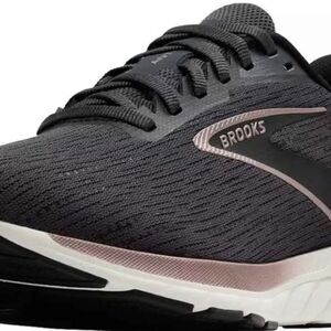 Brooks Women's Charcoal and Pink Athletic Shoes
